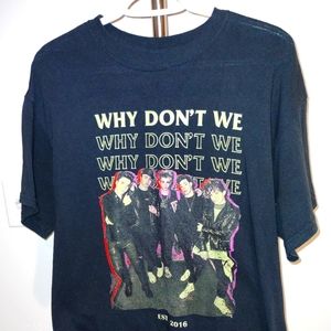 Why Don't We (American Boy Band) Est. 2016 Graphic T-shirt size LG, Gildan